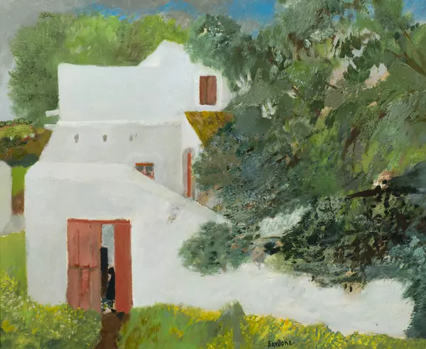 Guy BARDONE (1927-2015), "Ferme dans l'Alentejo - Portugal", huile — DognyAuction