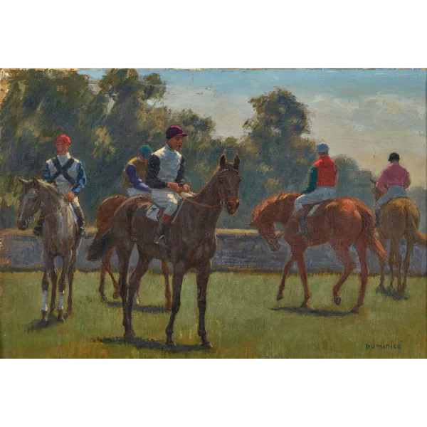 Guy Dominicé — "Avant la course".