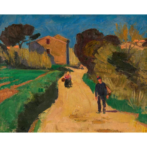 Hamid Zaki — "Strasse in Siena".