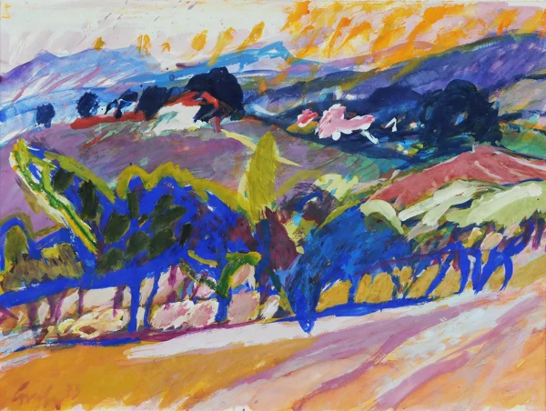 Hannes Gruber — Landschaft, 1973