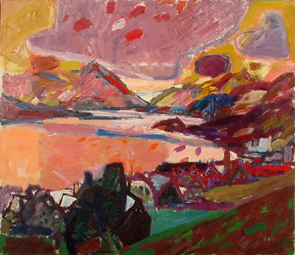 Hannes Gruber — Föhntag am Zürichsee, 1972