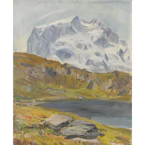 Hanni Bay — Hochgebirgspartie mit Bergsee.