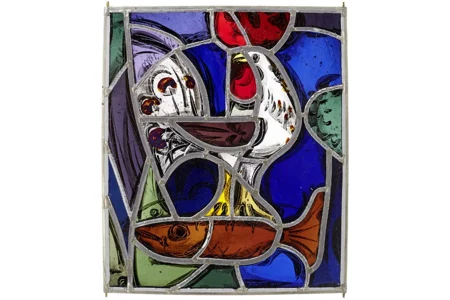 Hahn und Fisch