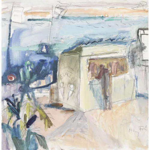 Hanny Fries — Der Glacéstand.