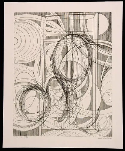 Hans Aeschbacher — 2 Blätter: Ohne Titel 2 und 4, 1974