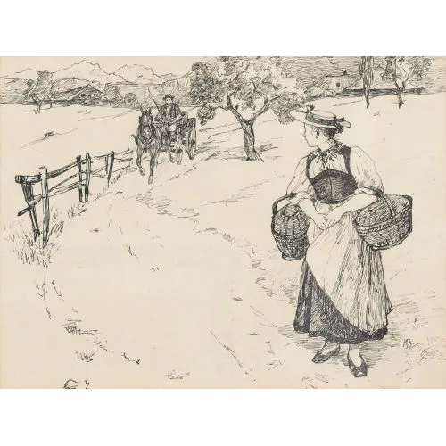 Hans Bachmann — "Anne Meieli, wottsch öppe ryte?".