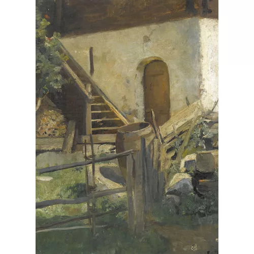 Hans Bachmann — "Hinterm Haus".