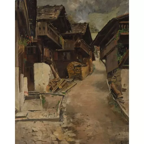 "Strasse in Brienz"