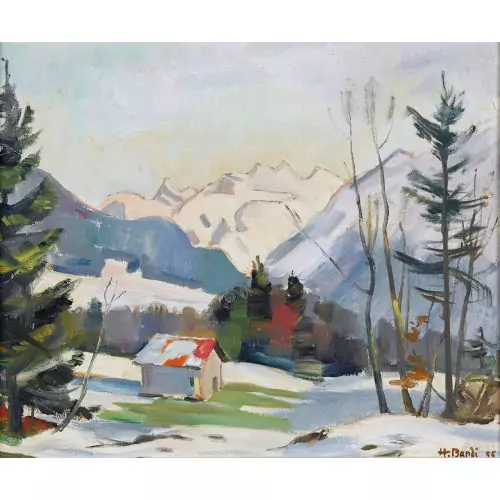 Winterliche Berglandschaft