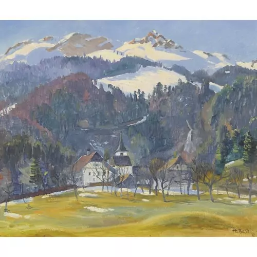 Vorfrühling in den Alpen