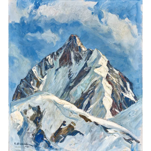 Hans Beat Wieland — Piz Bernina mit Biancograt.
