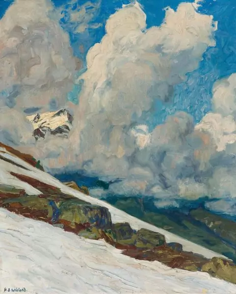 HANS BEAT WIELAND — Sommerwolken. 1926. — Koller Auktionen