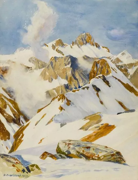 HANS BEAT WIELAND — Silvrettagruppe. 1923. — Koller Auktionen