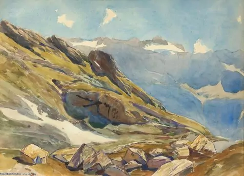 HANS BEAT WIELAND — Silvretta. 1906. — Koller Auktionen
