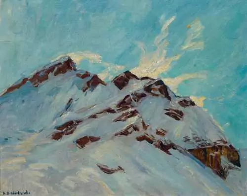HANS BEAT WIELAND — Wintermorgen. — Koller Auktionen