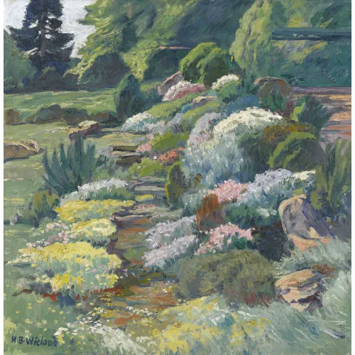 Hans Beat Wieland — "Blühender Alpengarten".