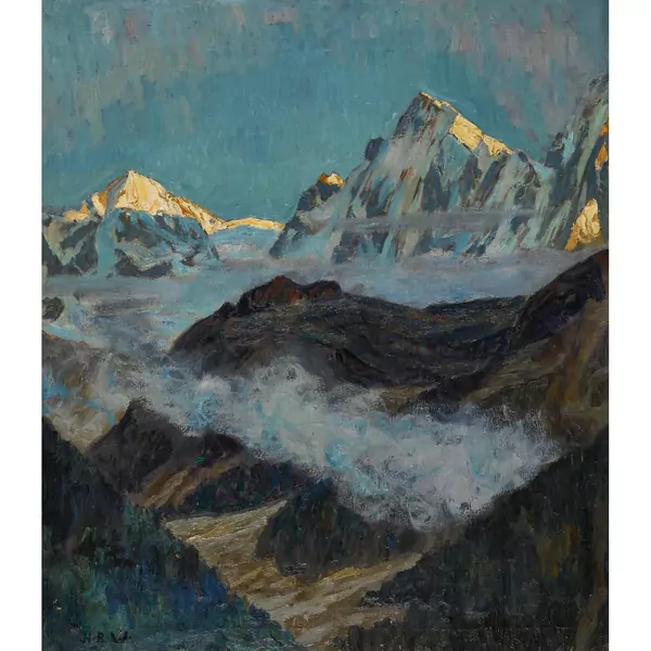 "Abendstimmung bei Arosa"