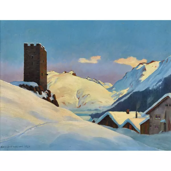 "Winterlandschaft (Hospental)"
