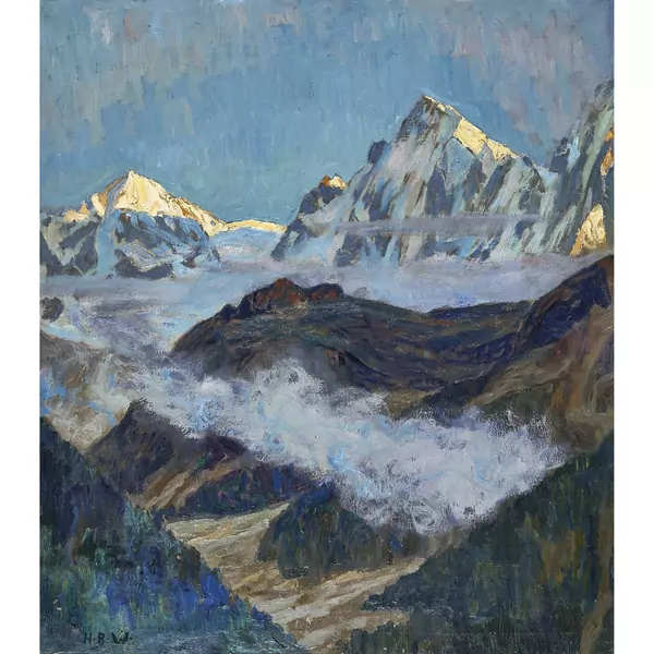 "Abendstimmung bei Arosa"