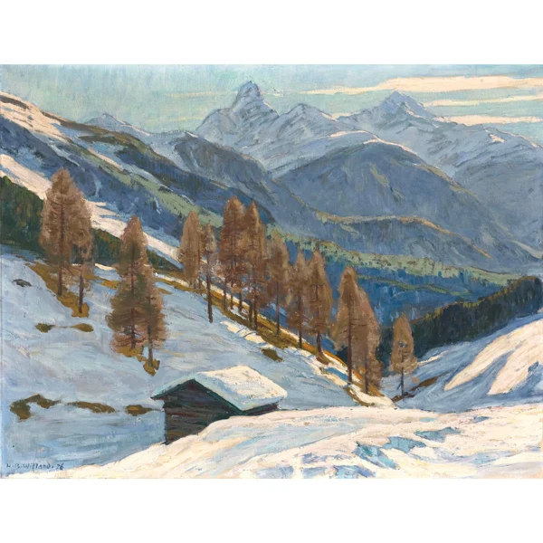 Hans Beat Wieland — WIESEN BEI DAVOS, 1976 WIESEN NEAR DAVOS, 1976