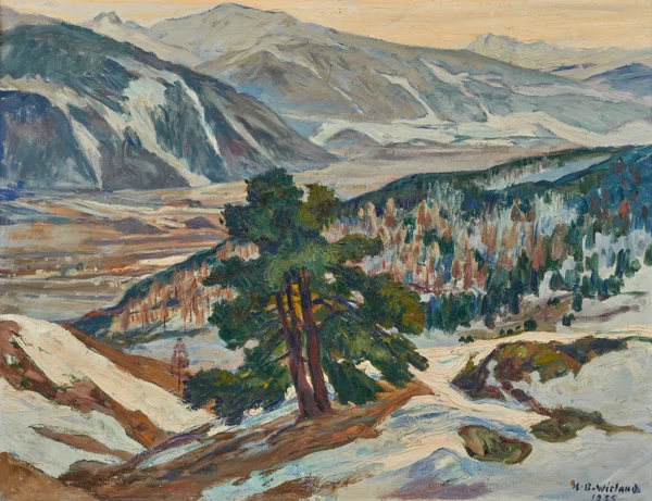 Hans Beat Wieland — Vorfrühling im Unterwallis, 1935