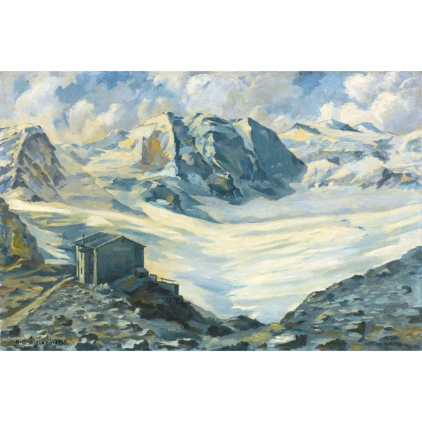 Hans Beat Wieland — DIAVOLEZZA MIT PIZ PALÜ, 1938DIAVOLEZZA WITH PIZ PALÜ, 1938