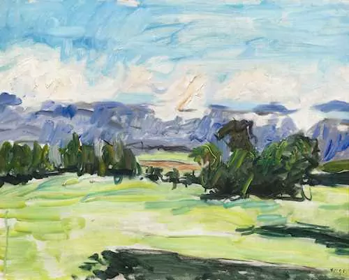 HANS BERGER — Aire-la-Ville Genève "en été". — Koller Auktionen