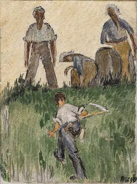 HANS BERGER — Feldarbeiter. — Koller Auktionen