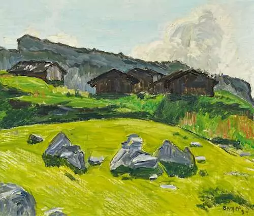 HANS BERGER — Les Chalets. 1934. — Koller Auktionen