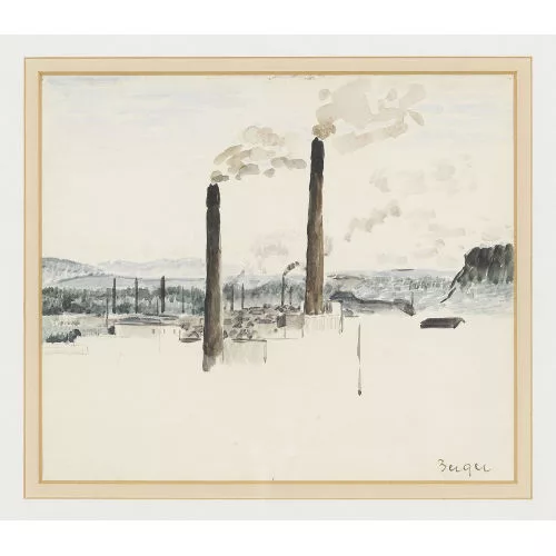 Hans Berger — Papierfabrik in Biberist.