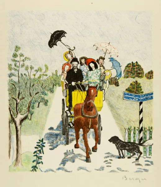 Hans Berger — Sonntagsausfahrt. - Schüler
