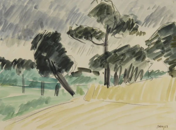 Hans Berger — Champs et arbres
