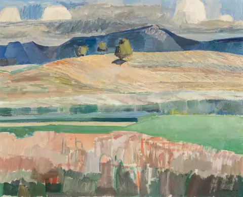 Paysage aux champs, 1931