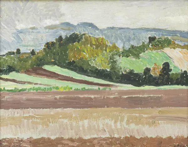 Hans BERGER (1882-1977), "Le Salève", huile — DognyAuction