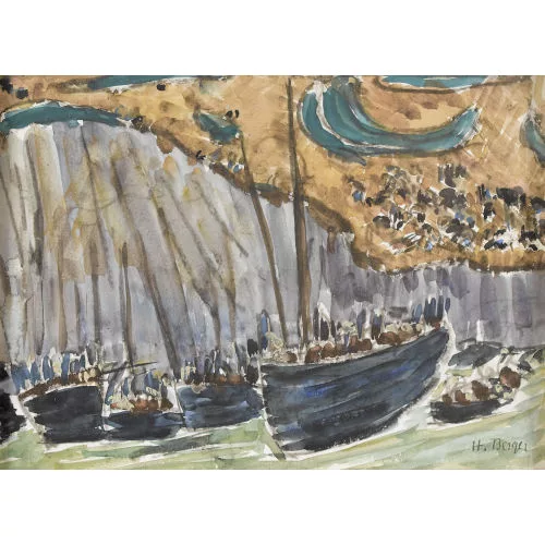 Hans Berger — Paysage maritime.