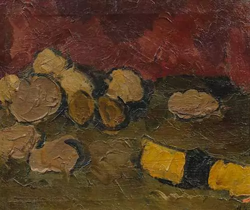 HANS BERGER — Stillleben, Kartoffeln. 1913. — Koller Auktionen