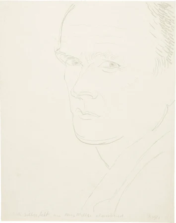 Hans Berger — Selbstbildnis — Galerie Kornfeld