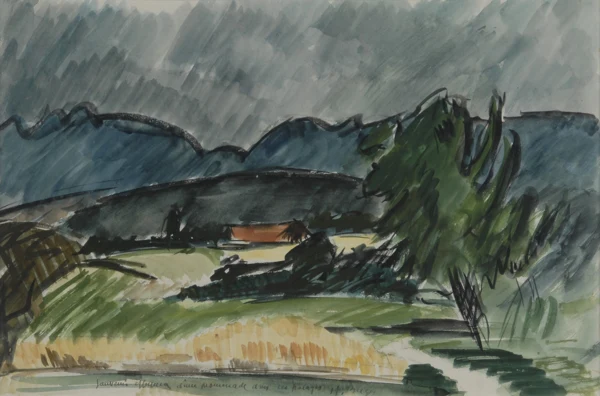 Hans Berger — Juralandschaft, ca. 1920
