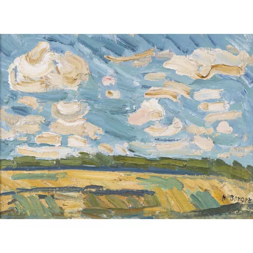 Hans Berger — Sommerliche Feldlandschaft.