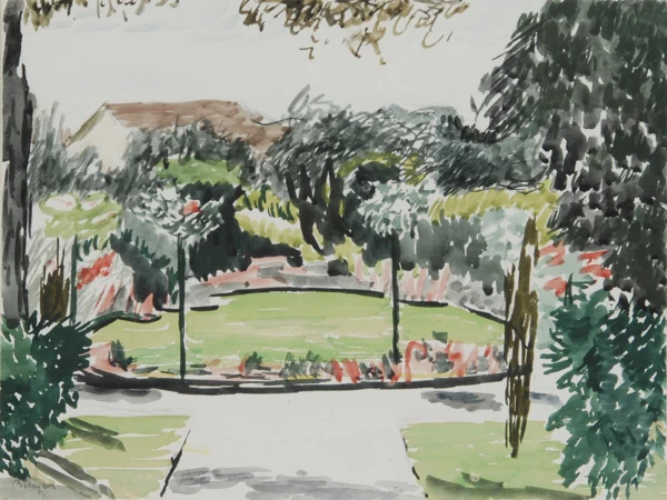 Hans Berger — Gartenansicht