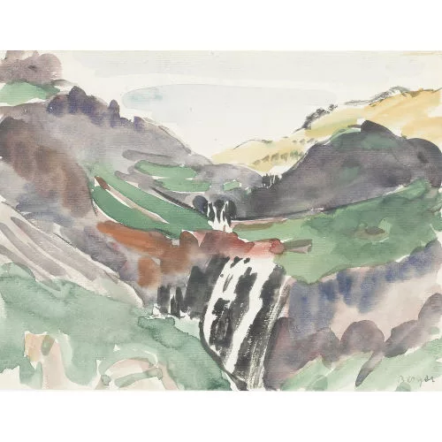 Hans Berger — Sommerliche Landschaft.