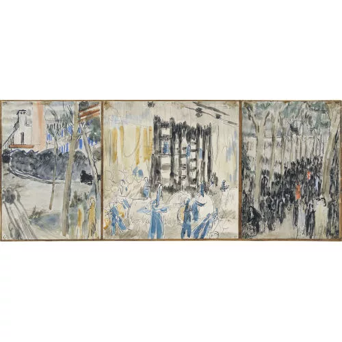 Hans Berger — Fabrikszenen.