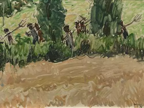 HANS BERGER — À midi en juillet. 1928. — Koller Auktionen