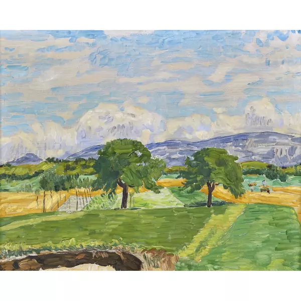 Sommerliche Feldlandschaft