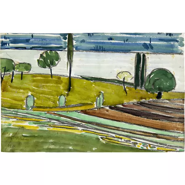 Hans Berger — Am Genfersee — Galerie Kornfeld
