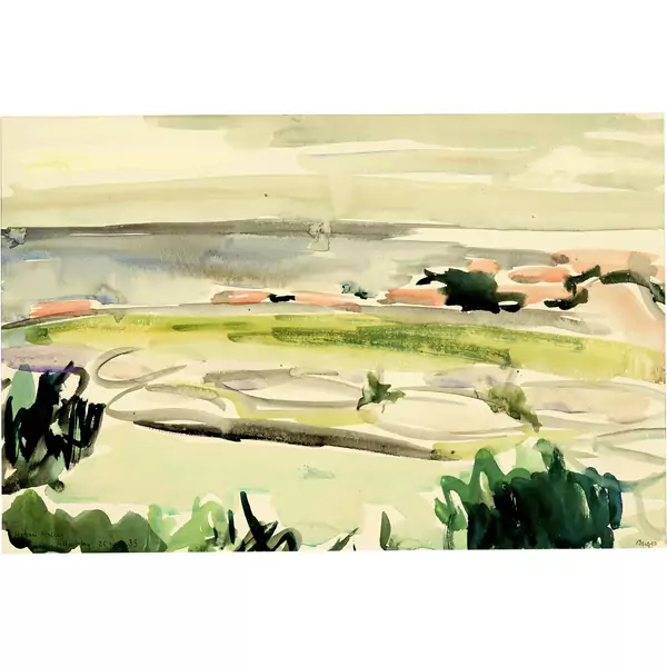 Hans Berger — Mer et terre. - 2 Landschaften — Galerie Kornfeld