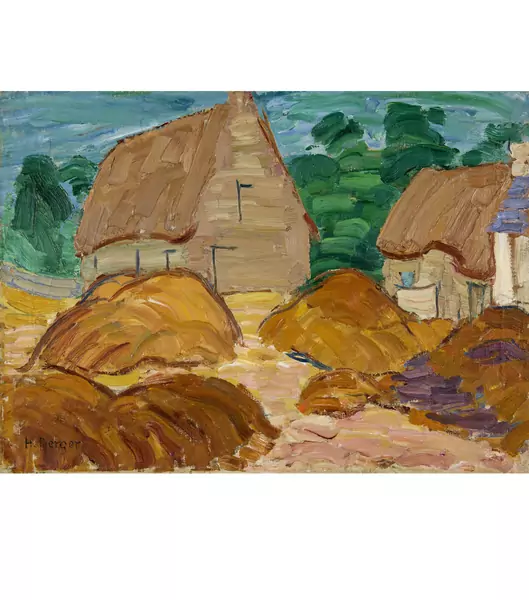 Hans Berger — Maisons bretones — Galerie Kornfeld