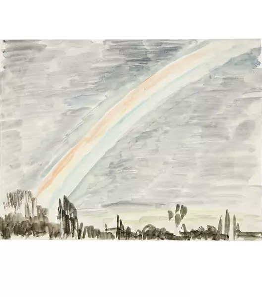 Hans Berger — L'arc-en-ciel (Regenbogen) — Galerie Kornfeld