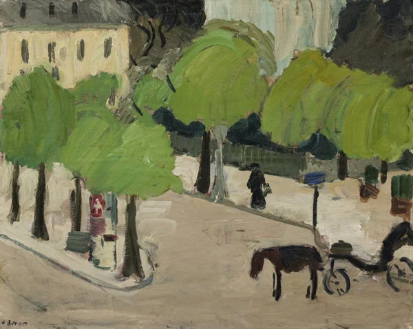 Hans Berger — Place de la gare des Eaux Vives, Genève