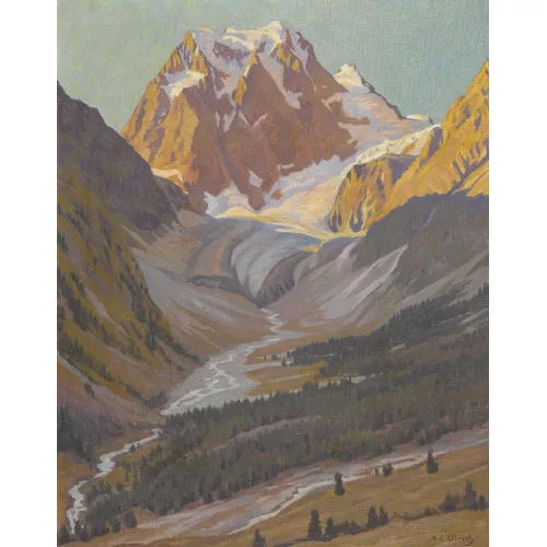 Hans Caspar Ulrich — "Der Mont Colon bei Arolla".
